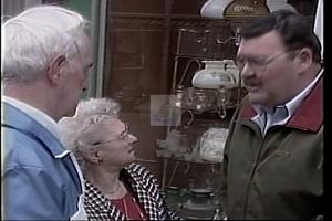 ["In the 1994 political TV ad for Duke DeTremble's Congressional campaign, the Democratic candidate exudes confidence and leadership across various rally scenes. He is depicted engaging with energetic supporters, delivering passionate speeches, and promoting his record of public service and commitment to Maine's values. The ad strongly emphasizes DeTremble's trustworthiness and dedication."]