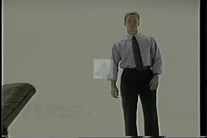["The 1994 political TV ad for Republican Kenny Hulshof contrasts his energetic, reform-focused campaign with the complacent, long-term incumbency of Harold Volkmar. It portrays Hulshof as vigorous and committed to fiscal responsibility, tax, and spending reforms, in contrast to Volkmar, who is depicted enjoying a luxurious and self-serving tenure in office. Through various scenes, Hulshof criticizes Volkmar's record and promises significant political changes and support for families."]
