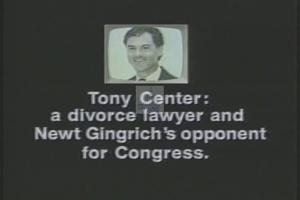 1992 - U.S. House of Representatives - Newton Leroy (Newt) - Gingrich - &quot;Meet Tony&quot;, 1992-01-01 - 1992-12-31