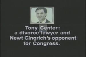 1992 - U.S. House of Representatives - Newton Leroy (Newt) - Gingrich - &quot;Meet Tony/NRCC&quot;, 1992-01-01 - 1992-12-31