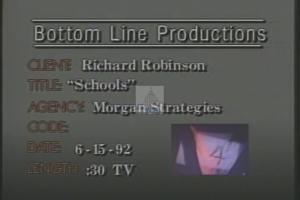 1992 - U.S. House of Representatives - Richard - Robinson - &quot;Schools&quot;, 1992-01-01 - 1992-12-31