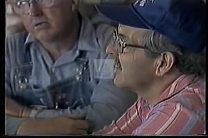 ["In his 1994 political ad for the presidential campaign, Republican Jim Magagna consistently presents himself as a symbol of leadership and resilience. Standing confidently against scenic Wyoming backdrops, Magagna passionately advocates for self-sufficiency, local control, and empowerment, aiming to resonate with rural communities and underscore his dedication to Western values."]