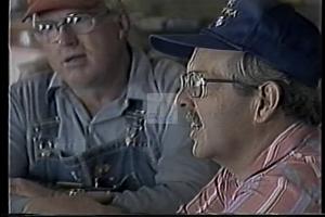 ["In his 1994 presidential campaign ad, Jim Magagna stands assertively across various Wyoming landscapes, communicating his strong leadership qualities and a commitment to local empowerment. Addressing crowds passionately, Magagna outlines a people-focused vision, stressing the importance of local control and sustainable development for Wyoming's future. His consistent presence in rural settings emphasizes his dedication to these values."]