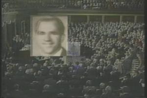 ["In the 1994 presidential campaign ad, Democratic candidate J. D. Beatty criticizes opponent Steve Boyer as a typical politician. The ad portrays Boyer as insincere, highlighting his broken promises and missed votes, using visuals of disillusioned voters and negative imagery, labeling him as untrustworthy and inactive in office."]