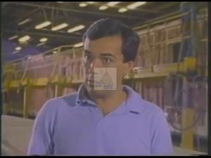 ["In the 1994 presidential campaign ad, Republican candidate Rick Bennett emphasizes job preservation and government reform. Speaking at various locations including a professional setting, a factory, and a podium with a campaign banner, Bennett passionately advocates for the support and growth of small and local businesses throughout Maine."]