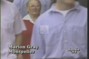 1994 - United States House of Representatives Offices and Issue Campaigns - Bernard (Bernie) Sanders - &quot;Marion Gray&quot;, 1994-01-01 - 1994-12-31