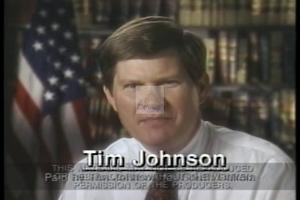 1992 - United States House of Representatives Offices and Issue Campaigns - Timothy Peter (Tim) Johnson - &quot;Alone&quot;, 1992-01-01 - 1992-12-31