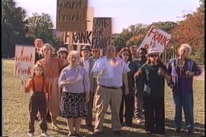 1994 - United States House of Representatives Offices and Issue Campaigns - Daniel Harwell (Dan) Hamburg - &quot;We Want Frank&quot;, 1994-01-01 - 1994-12-31