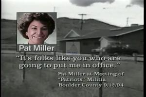 1996 - United States House of Representatives Offices and Issue Campaigns - Skaggs David Evans - &quot;Militia&quot;, 1996-01-01 - 1996-12-31