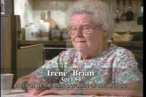 1996 - United States House of Representatives Offices and Issue Campaigns - Anti-Helen Chenoweth (Medicare Taxes) - &quot;Irene&quot;, 1996-01-01 - 1996-12-31