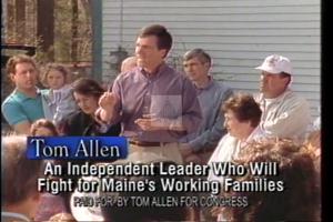 1996 - United States House of Representatives Offices and Issue Campaigns - Allen Thomas H. (Tom) - &quot;Sent&quot;, 1996-01-01 - 1996-12-31