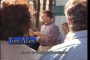 1996 - U.S. House of Representatives - Thomas H. (Tom) - Allen - &quot;First&quot;, 1996-01-01 - 1996-12-31