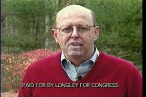 1996 - United States House of Representatives Offices and Issue Campaigns - Longley James Bernard, Jr. - &quot;Your Vote Counts&quot;, 1996-01-01 - 1996-12-31