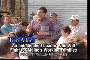 1996 - United States House of Representatives Offices and Issue Campaigns - Allen Thomas H. (Tom) - &quot;Spot 1&quot;, 1996-01-01 - 1996-12-31