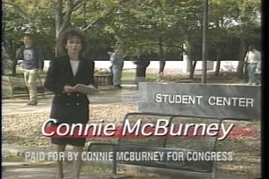 1996 - United States House of Representatives Offices and Issue Campaigns - McBurney Connie - &quot;Again&quot;, 1996-01-01 - 1996-12-31