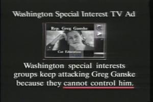 1996 - United States House of Representatives Offices and Issue Campaigns - Ganske John Greg - &quot;Spot 1&quot;, 1996-01-01 - 1996-12-31