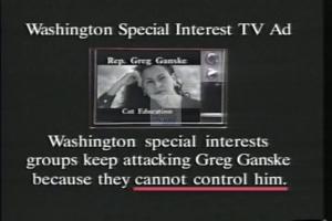 1996 - U.S. House of Representatives - John Greg - Ganske - &quot;No More Lies&quot;, 1996-01-01 - 1996-12-31
