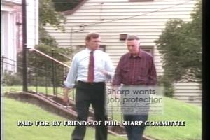 1992 - United States House of Representatives Offices and Issue Campaigns - Philip Riley (Phil) Sharp - &quot;Jobs&quot;, 1992-01-01 - 1992-12-31