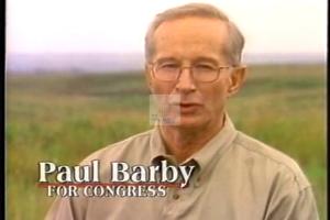 1996 - United States House of Representatives Offices and Issue Campaigns - Barby Paul M. - &quot;Grasslands&quot;, 1996-01-01 - 1996-12-31