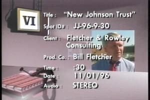 1996 - United States House of Representatives Offices and Issue Campaigns - Johnson Jay - &quot;New Johnson Trust&quot;, 1996-01-01 - 1996-12-31
