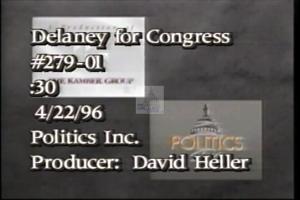 1996 - U.S. House of Representatives - Ann - Delany - &quot;Delaney for Congress&quot;, 1996-01-01 - 1996-12-31