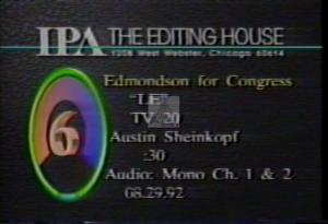1992 - United States House of Representatives Offices and Issue Campaigns - William Andrew (Drew) Edmondson - &quot;LE&quot;, 1992-01-01 - 1992-12-31