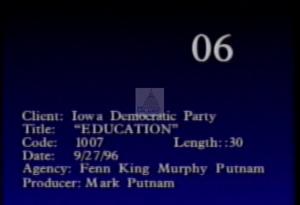 1996 - United States House of Representatives Offices and Issue Campaigns - Anti-Greg Ganske/Newt Gingrich - &quot;Education&quot;, 1996-01-01 - 1996-12-31