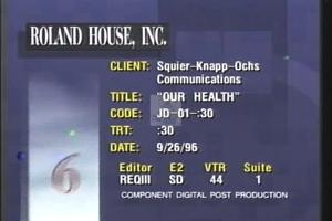 1996 - United States House of Representatives Offices and Issue Campaigns - Dingell John David, Jr. - &quot;Our Health&quot;, 1996-01-01 - 1996-12-31