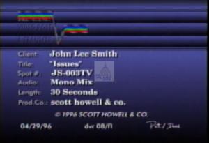 1996 - United States House of Representatives Offices and Issue Campaigns - Smith John Lee - &quot;Issues&quot;, 1996-01-01 - 1996-12-31
