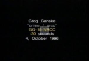 1996 - United States House of Representatives Offices and Issue Campaigns - Ganske John Greg - &quot;Crime NRCC&quot;, 1996-01-01 - 1996-12-31