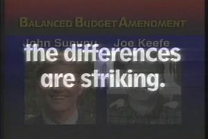 1996 - United States House of Representatives Offices and Issue Campaigns - Sununu John Edward - &quot;Differences&quot;, 1996-01-01 - 1996-12-31