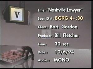 1994 - U.S. House of Representatives - Gordon - Gordon - &quot;Nashville Lawyer&quot;, 1994-01-01 - 1994-12-01