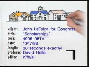 1998 - U.S. House of Representatives - John Joseph - LaFalce - &quot;Scholarships&quot;, 1998-01-01 - 1998-12-31
