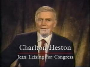 1998 - U.S. House of Representatives - Jean - Leising - &quot;Charlton Heston&quot;, 1998-01-01 - 1998-12-31