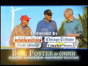 2010 - U.S. House of Representatives - George William (Bill) - Foster - &quot;Compare&quot;, 2010-01-01 - 2010-12-31