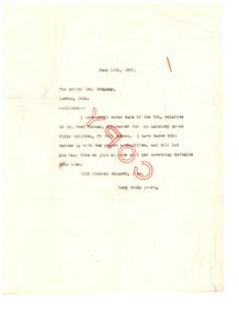 ["A letter was sent to the Commissioner of Indian Affairs requesting an increase in tuition rate for Indian children attending school at Cache, Oklahoma. The Commissioner responded stating that the current rate is $0.20 per day per pupil. A petition was also sent to government officials seeking financial aid for the school district, as they were facing financial difficulties due to non-taxable land in the area. The document highlighted the need for assistance to continue operating the school. Additionally, a bill for school relief in Oklahoma was discussed but was not signed by the Lieutenant Governor, prompting the school district to seek help from the Federal Government."]