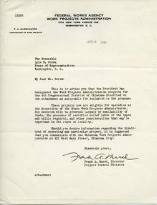 Challenges and Opportunities in Native American Housing: A Letter to Dewey Bartlett, 1975-08-07