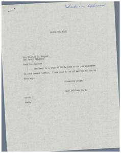 Correspondence Regarding H.R. 1242: Proposed Legislation for the Transfer of Federal Indian School Properties, 1953-01-07
