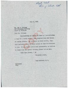 Correspondence Regarding Representation of Certain Indians for Income Tax Refund Claims, 1951-01-01 - 1953-12-31