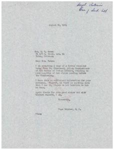 Correspondence Regarding Claims of the Euchee and Pottawatomie Indian Tribes, 1951-01-01 - 1953-12-31