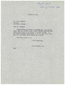 Correspondence on Land Purchase Inquiry Involving Indian Affairs, 1951-01-01 - 1953-12-31