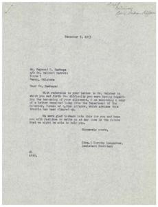 Correspondence Regarding the Terracing Dispute of Raymond C. Gawhega&#39;s Allotment, 1951-01-01 - 1953-12-31