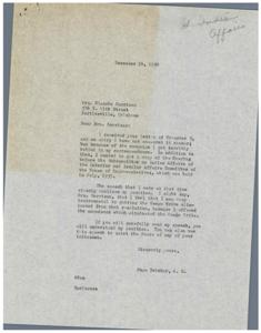 Correspondence on Osage Tribe&#39;s Mineral Rights and the Formation of the Osage County Land Owners Protective Association, 1954-12-14