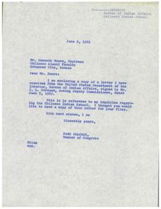 Correspondence Regarding the Management and Future of Chilocco Indian School, 1969, 1969-04-10