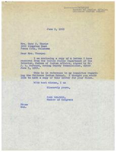 Correspondence Regarding the Status and Future of Chilocco Indian School, 1969-04-08
