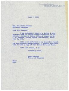Congressional Correspondence Regarding the Future of Chilocco Indian School, 1969-04-04
