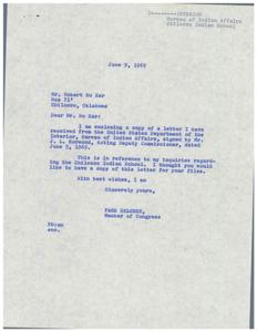 Correspondence Regarding the Future of Chilocco Indian School, 1969, 1969-04-11