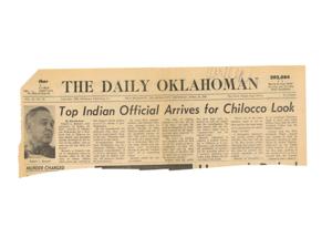Top Indian Affairs Official Visits Oklahoma for Firsthand Look at Chilocco Indian School, 1969-04-10