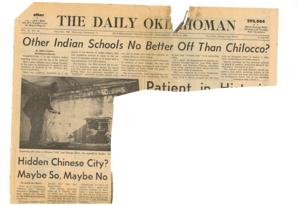 1969 Report on Conditions at Native American Boarding Schools, 1969-04-09