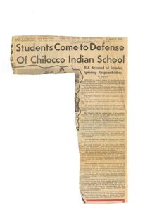 Chilocco Indian School Students Accuse BIA of Slander and Neglect, 1950-01-01 - 1959-12-31